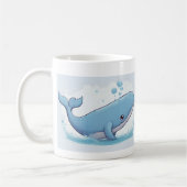 Cute Whale Koffiemok (Links)