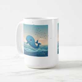 Cute Whale Koffiemok