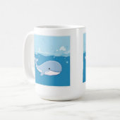 Cute Whale Koffiemok (Voorkant links)
