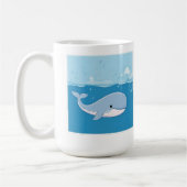 Cute Whale Koffiemok (Links)