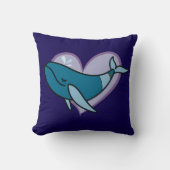 Cute Whale Kussen (Voorkant)