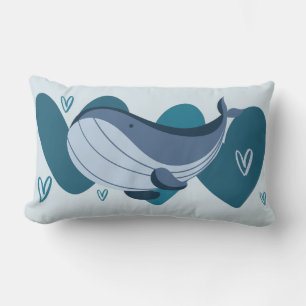 Cute Whale Kussen