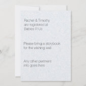 Cute Whale met Spout Kaart (Achterkant)