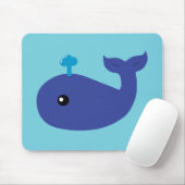 Cute Whale Muismat (Met muis)