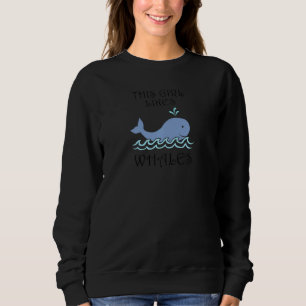 Cute Whale Natuur Orca Zee Animal Trui