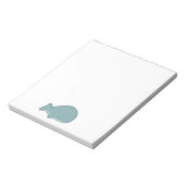 Cute Whale Notitieblok (Linkerzijde)
