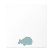 Cute Whale Notitieblok (Voorkant)