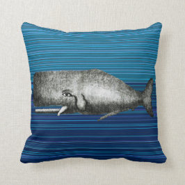 Cute Whale Pillow Kussen