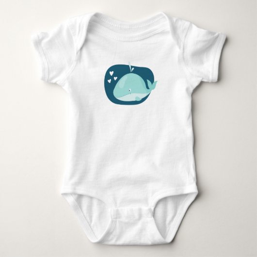 Cute Whale Romper (Voorkant)