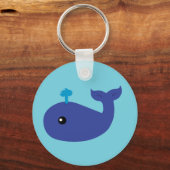Cute Whale Sleutelhanger (Voorkant)