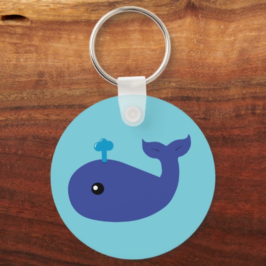 Cute Whale Sleutelhanger (Voorkant)