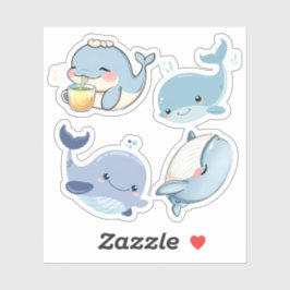 Cute Whale Sticker