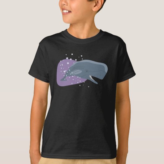 Cute Whale T-shirt (Voorkant)