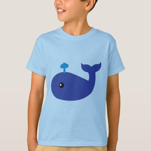 Cute Whale T-Shirt (Voorkant)