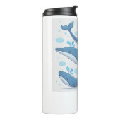 Cute Whale Thermosbeker (Gedraaid links)