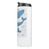 Cute Whale Thermosbeker (Geroteerd rechts)