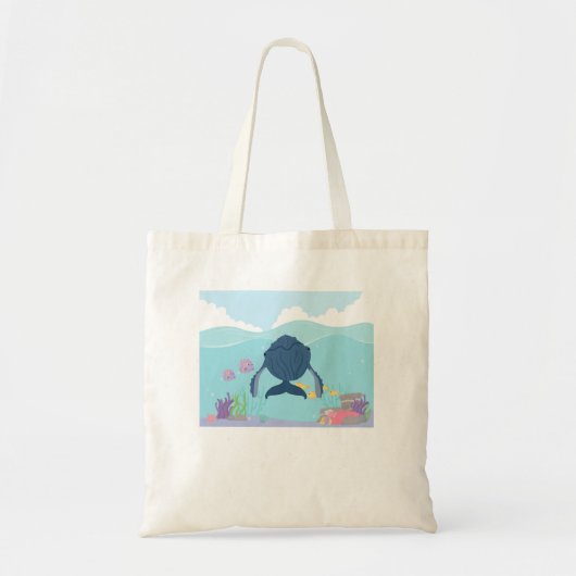 Cute Whale Tote Bag (Voorkant)