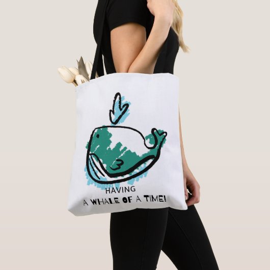 Cute Whale Tote Bag (Dichtbij)