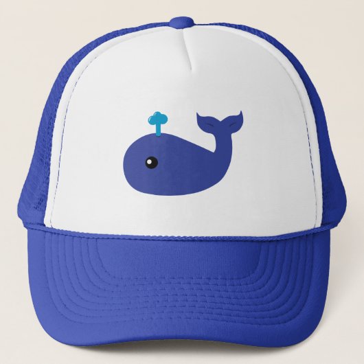 Cute Whale Trucker Pet (Voorkant)