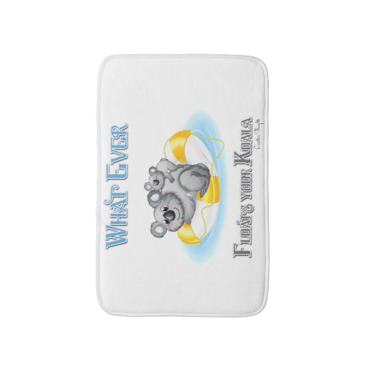 CUTE What Floats your Koala Badmat (Voorkant Verticaal)