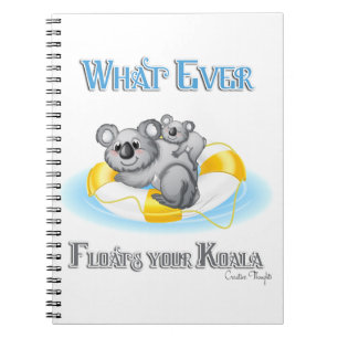 CUTE What Floats your Koala Notitieboek