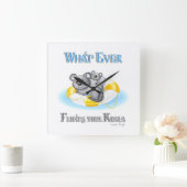 CUTE What Floats your Koala Vierkante Klok (Huis)