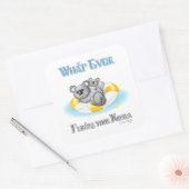 CUTE What Floats your Koala Vierkante Sticker (Envelop)