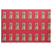 Cute Wheaten Cairn Terrier Fabric Stof (Fat Quarter)