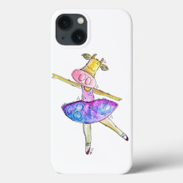 Cute Whimsical Ballerina Koe Case-Mate iPhone Case