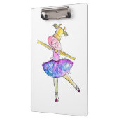 Cute Whimsical Ballerina Koe Klembord (Links)