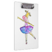 Cute Whimsical Ballerina Koe Klembord (Rechts)