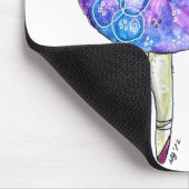 Cute Whimsical Ballerina Koe Muismat (Hoek)