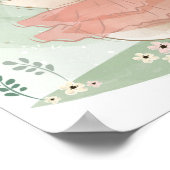  Cute Whimsical Beer Floral Poster (Hoek)
