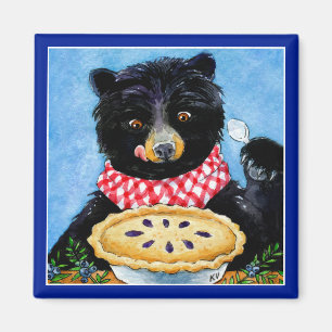 Cute whimsical beer pie magnet