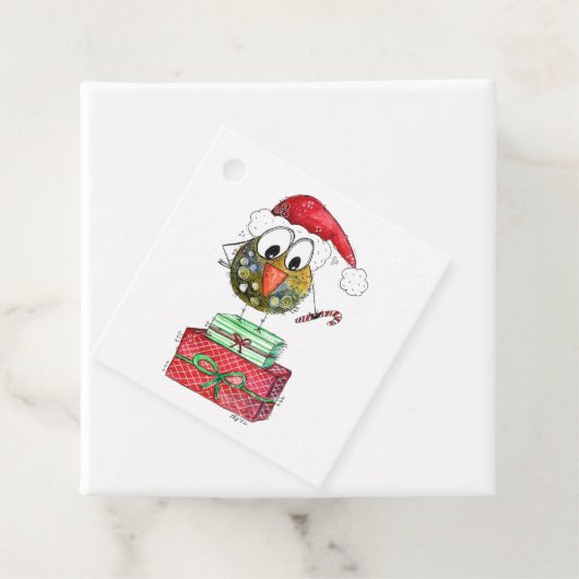 Cute Whimsical Bird Bedankjes Labels (In situ)