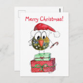 Cute Whimsical Bird Briefkaart (Voorkant / Achterkant)