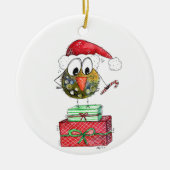 Cute Whimsical Bird Keramisch Ornament (Voorkant)