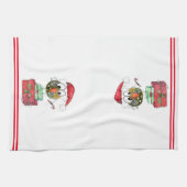 Cute Whimsical Bird Kitchen Towels Theedoek (Horizontaal)