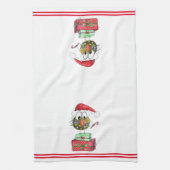 Cute Whimsical Bird Kitchen Towels Theedoek (Verticaal)