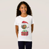 Cute Whimsical Bird T-shirt (Voorkant volledig)