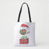 Cute Whimsical Bird Tote Bag (Voorkant)