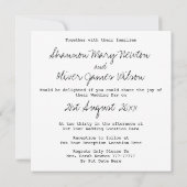 Cute Whimsical Birds and Birdhouse Wedding Invite Kaart (Achterkant)
