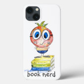 Cute whimsical Book Nerd Case-Mate iPhone Case (Achterkant)