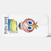 Cute whimsical Book Nerd Case-Mate iPhone Case (Achterkant (horizontaal))