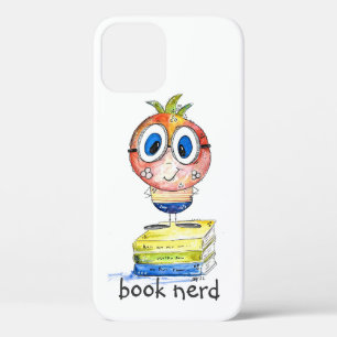 Cute whimsical Book Nerd Case-Mate iPhone Case