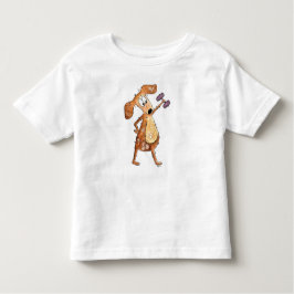Cute Whimsical Brown Dog Lifgewicht Kinder Shirts