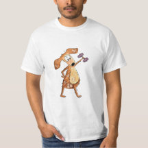 Cute Whimsical Brown Dog Lifgewicht