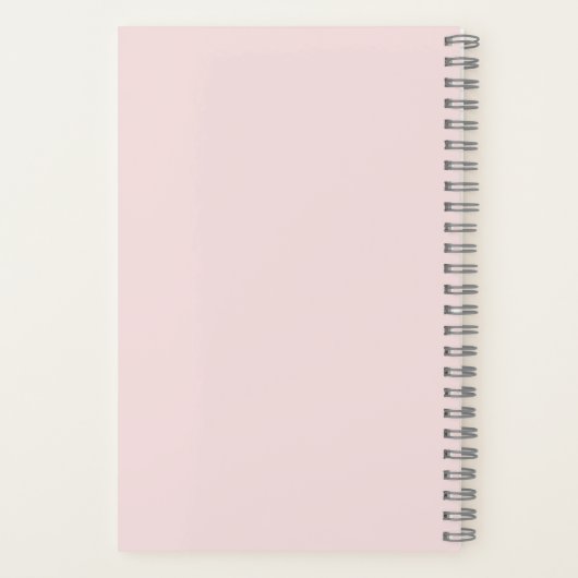 Cute Whimsical Brown Pony Script Name Horse Notitieboek (Achterkant)