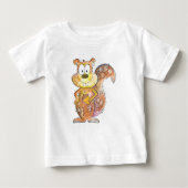 Cute Whimsical Brown Squirrel (Voorkant)