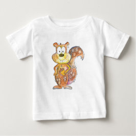 Cute Whimsical Brown Squirrel
